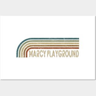 Marcy Playground Retro Stripes Posters and Art